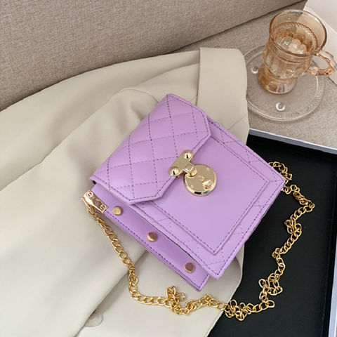 Bolsos de cadena cruzados de moda para mujer, bolsos de hombro para niñas, bolso de mensajero
