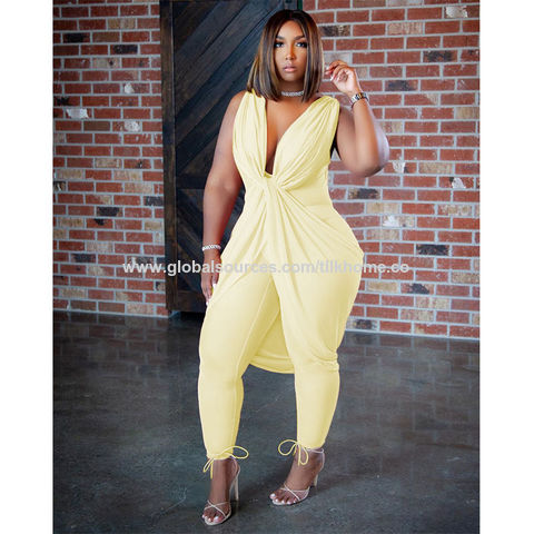 Black and gold romper plus size online