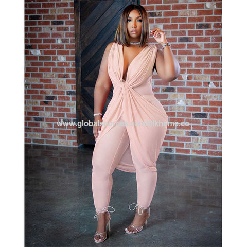 Plus Size Solid Color Jumpsuits Women Romper Jumpsuit Plus Size Sexy Black  Jumpsuits, Jumpsuit, Bodysuit, Playsuit - Buy China Wholesale Jumpsuit Sexy  Bodysuit Playsuit Beachwear $5.9 | Globalsources.com