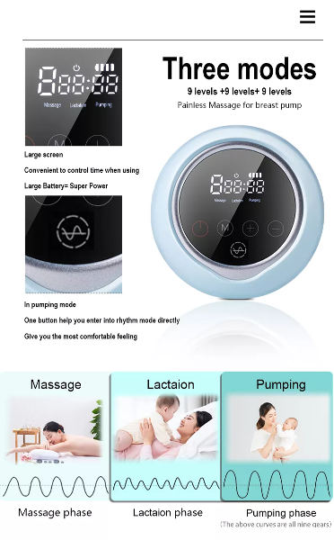 Breast Pump Hospital Grade LED Display With Milk Bottle Single Breastfeeding Pump Double Electric supplier