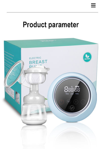 Breast Pump Hospital Grade LED Display With Milk Bottle Single Breastfeeding Pump Double Electric supplier