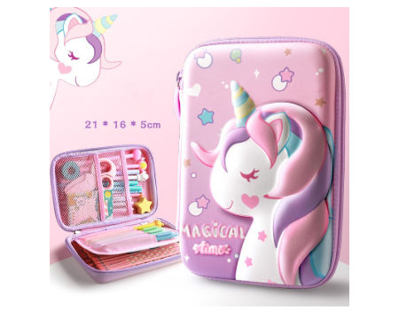 Buy Wholesale China 3d Eva Unicorn Cute Pencil Case Cartoon