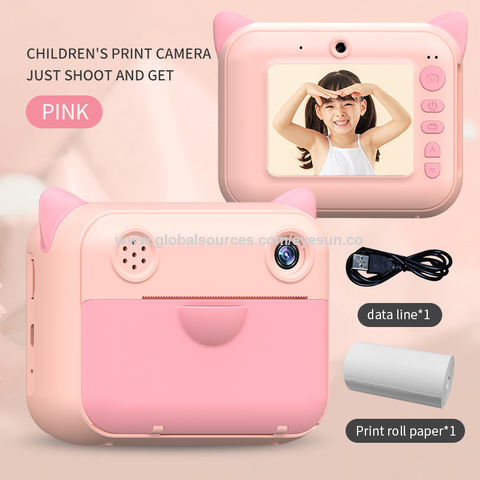 Achetez en gros Caméra D'impression Instantanée Pour Enfants, Caméra Selfie  De Mise à Niveau Avec Objectif Unique, Numérique Portable Amusant 1080p  Chine et Caméra Pour Enfants à Impression Instantanée à 23 USD