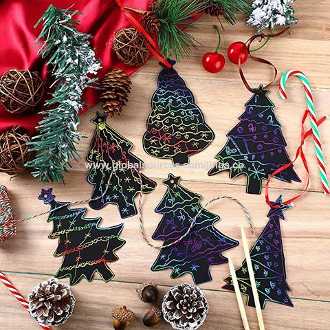 Buy Wholesale China Christmas Scratch Off Paper Card Scratching Crafts Art  Scratch Paper Hanging Decor Ornaments & Hanging Decor Ornaments at USD 0.35