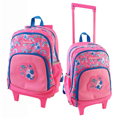 Mochilas de Rodinhas Personalizadas para Crianças, Bagagem com Rodas, Mochila Durável com Rodas, Mochilas Escolares com Carrinho