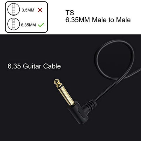 Câble Jack 6.35mm mono guitare 1.50m