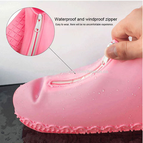 Couvre-chaussures en silicone imperméable antidérapant pour adulte