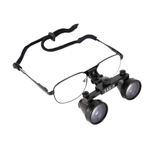 LED-Operationsleuchte mit 2,5-facher Vergrößerung, zahnärztliche Lupenbrille, chirurgische Doppelbrille