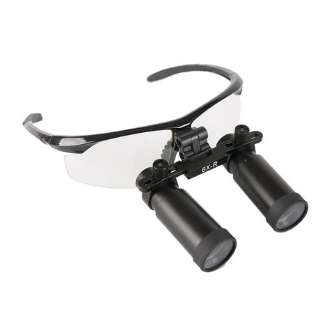LED-Operationsleuchte mit 2,5-facher Vergrößerung, zahnärztliche Lupenbrille, chirurgische Doppelbrille