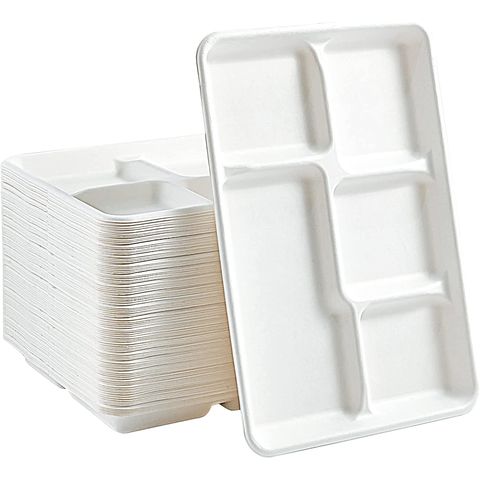 School Lunch Tray 5 Compartment