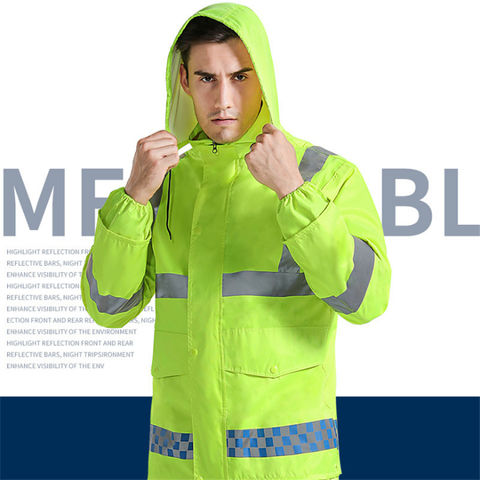 Custom Logo Hi Visibility Construction Workwear Jacket Adult Reflective  Safety Bikers Rain Suit - China Workwear Overalls and Workwear price