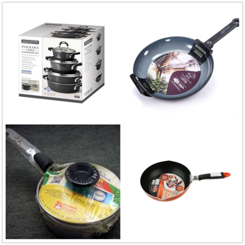 Buy Wholesale China Quality Kitchen Ware Ceramic Big Pot Set Aluminum Non  Stick Cooking Cookware Set & Cookware Sets at USD 23.5