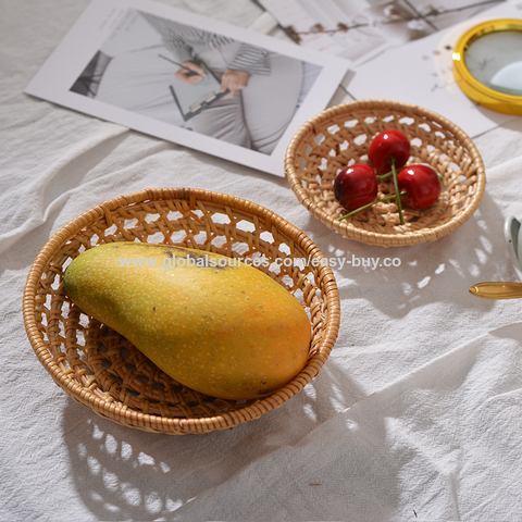 Keranjang buah Permen camilan kacang biji melon piring kue buah penyimpanan properti pemotretan keranjang