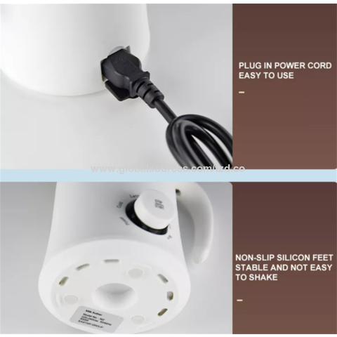Mousseur à lait automatique Vapeur de lait électrique En acier inoxydable  Us Plug