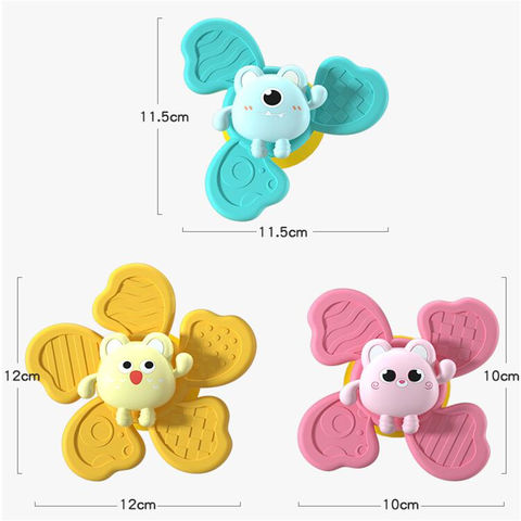 Buy Wholesale China Suction Cup Spinner Toys Baby Toys Top Toy For  Toddlers, Eearly Education Toys,gifts For 1-3 Year Old Boy Girl (3 Pcs) &  Educational Toys at USD 1.5