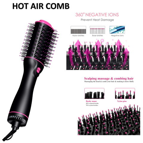 One-Step Hair Dryer & Volumizing Styler 3 in 1 Negative Ion Hot