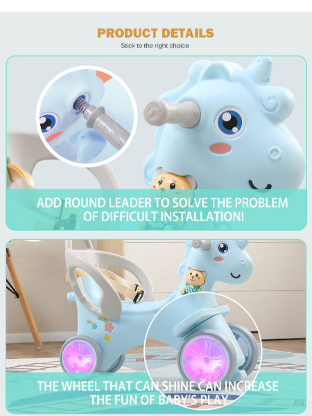 Indoor Latest Ride on hourse Animal Toy Kids Plastic Children Rocking Horse supplier