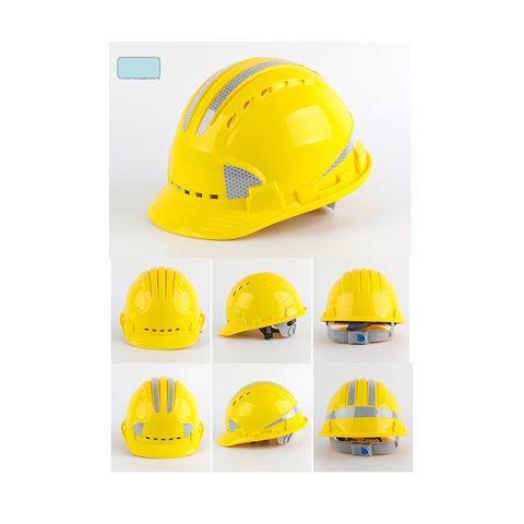 Casque de sécurité ABS pour homme, casque de chantier de haute qualité avec  lunettes, casquette de travail pour le travail, l'escalade et l'équitation  - AliExpress