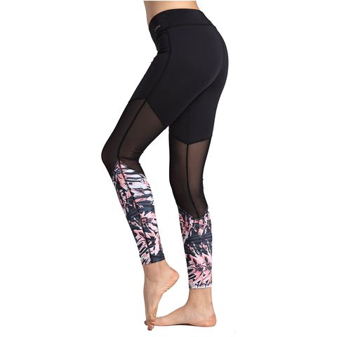 Leggins Deportivos Mujer Estampado Tie Dye Multicolor -TFIT PRO 946