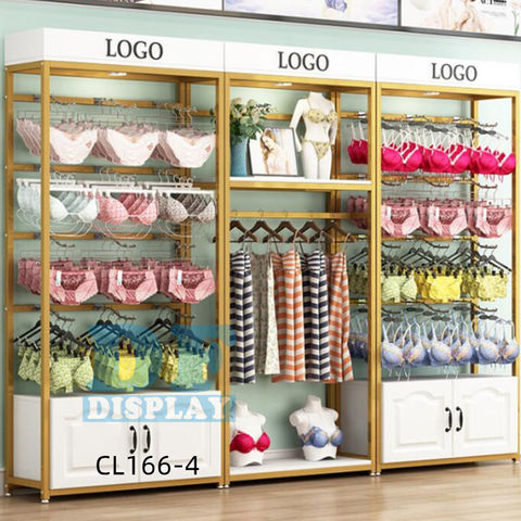 Buy Freestanding bra store display case with Custom Designs