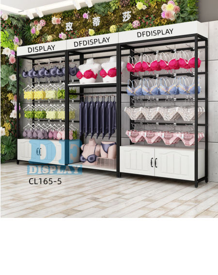 USD 71.70] Upscale underwear store shelf bra display stand iron  disassembled on a wall underwear stand Underwear shelf Underpants shelf  display cabinet - Wholesale from China online shopping