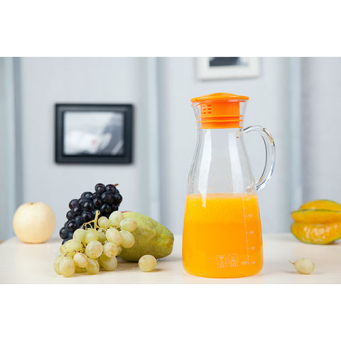 1100/1400ml Glass Cold Hot Kettle High Borosilicate Glass Container Lemon  Juice Tea Water Bottle Boiling