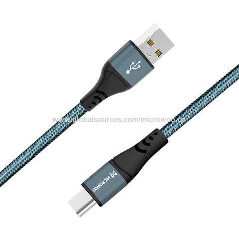 Câble de données de chargeur rapide de type C, câble plat USB 3A