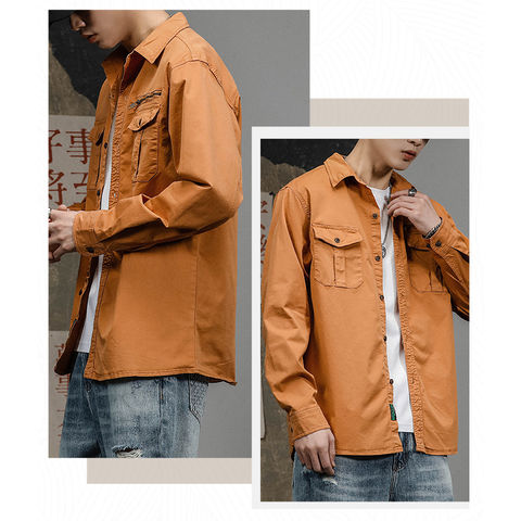 Achetez en gros Veste Pour Homme, Tissu En Tissu En Coton, Poche