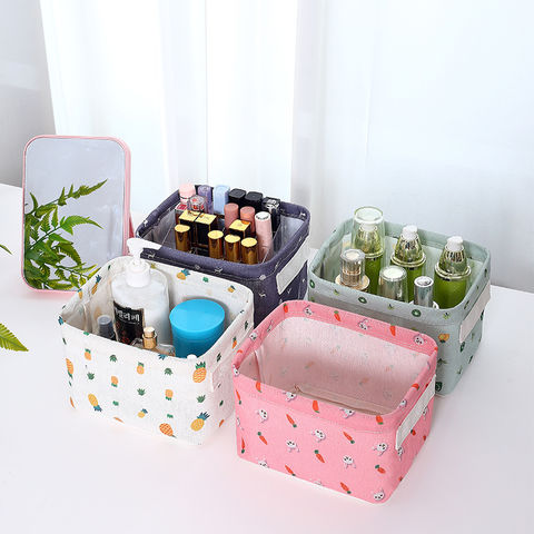 Foldable Storage Basket, Collapsible Mini Plastic Storage Baskets