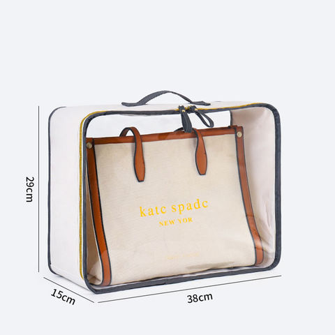 CINPIUK 4 Pack Handbag Dust Bags Clear Purse Storage Organizer for Closet,  Zipper Hanging Storage Bag for Handbags : .in: Home & Kitchen