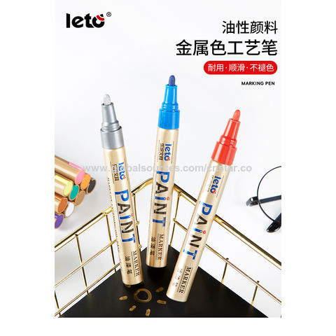 leto 12 colors acrylic paint pens