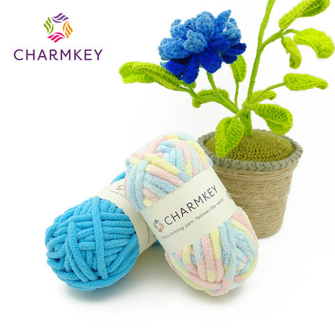 Buy Wholesale China Charmkey High Bulk Pure Color Cheap Chunky Yarn For  Hand Knitting Clothing Germany & Chunky Yarn at USD 0.68