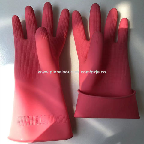 Latex gloves best sale bleach