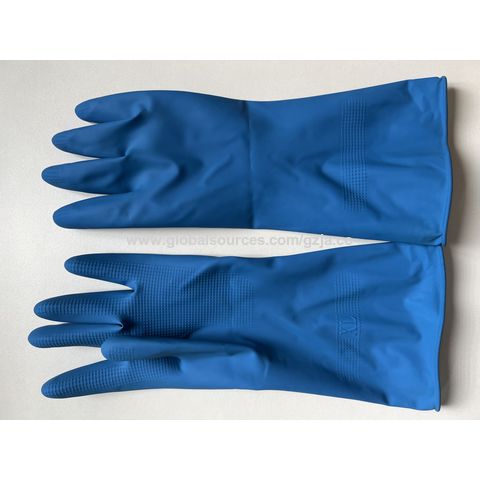 latex gloves bleach