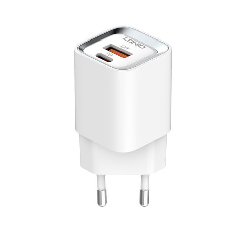 LDNIO A2318C Schnellladegerät für Mobiltelefone, Dual QC, PD-Schnellladung, Universal Mini, günstiges Ladegerät für Mobiltelefone