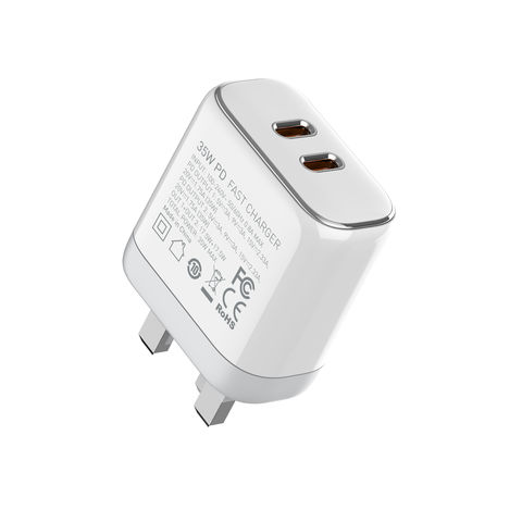 Cargador USB C de 30 W PD tipo C rápido bloque de estación de carga de  pared plegable cargador rápido para MacBook Air/iPhone 13Pro/Max12Mini/iPad