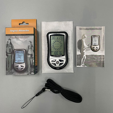 Hiking / Camping Compass Indoor Outdoor Thermometer -30 To 50