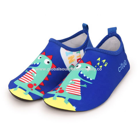 Calcetines Piscina Niño Antideslizante Sandalias antideslizantes con suela,  zapatos de goma para caminar para niños, zapatos planos para bebés suaves