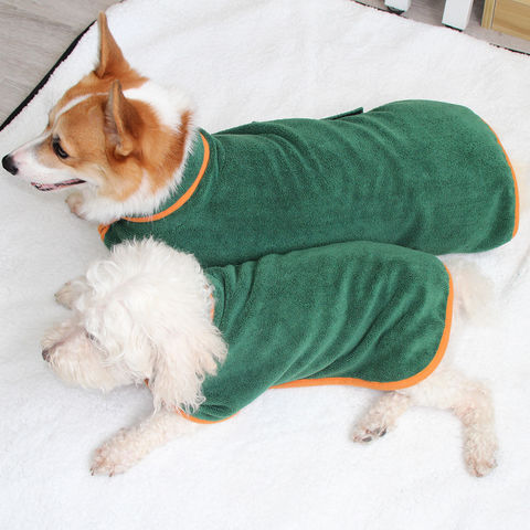 Fournitures pour animaux de compagnie, serviettes en microfibre pour animaux, peignoirs pour chiens, meilleures ventes