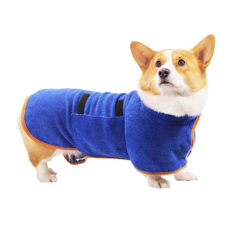 Fournitures pour animaux de compagnie, serviettes en microfibre pour animaux, peignoirs pour chiens, meilleures ventes