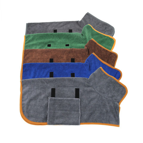 Fournitures pour animaux de compagnie, serviettes en microfibre pour animaux, peignoirs pour chiens, meilleures ventes