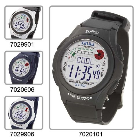Compre Reloj Deportivo Digital Xinjia 3atm Popular Con Dígitos