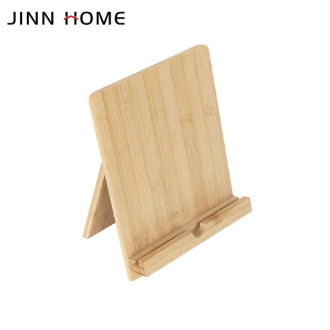 Adjustable Bamboo iPad Stand