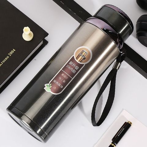Buy Branded Thermos Bottle Insulated 316 Stainless Steel Water Bottle  Modern Vacuum Flask with Carrying Strap
