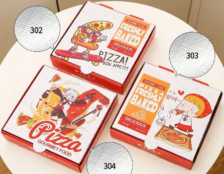Disposable Biodegradable Personalized Takeaway Insulated Pizza Box