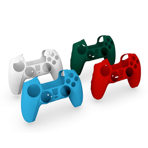 Boite de rangement pour manette de PS5 avec coque en silicone et deux  paires de protège joystick. Accessoires pour manettes de jeu. Noir -  Accessoire pour manette - Achat & prix