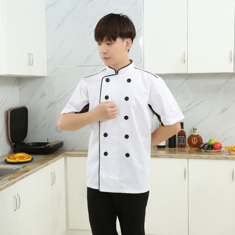 Wholesale Men Chef Jacket Classic Design Snap Button Chef Cooking Wear  Uniform Coat Chef Clothes - China Chef Clothes and Chef Coat price