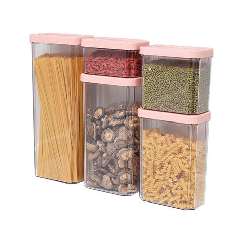 Boite de Rangement Cuisine 1,6L, Conservation avec Couvercle, Hermétique  Rangement et Organisation pour Stocker Les