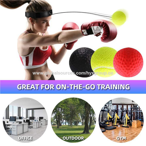 Boxing Fight Ball With Head Band For Reflex Speed Training Punching  Exercise