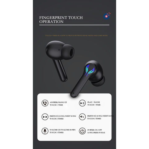 PRO5 5.0 auriculares sem fio Bluetooth para celular/Trabalhar, fones de  ouvido sem fio Tws fones de ouvido intra-auriculares com estojo de  carregamento - China Fone de ouvido Bluetooth e Earpods preço